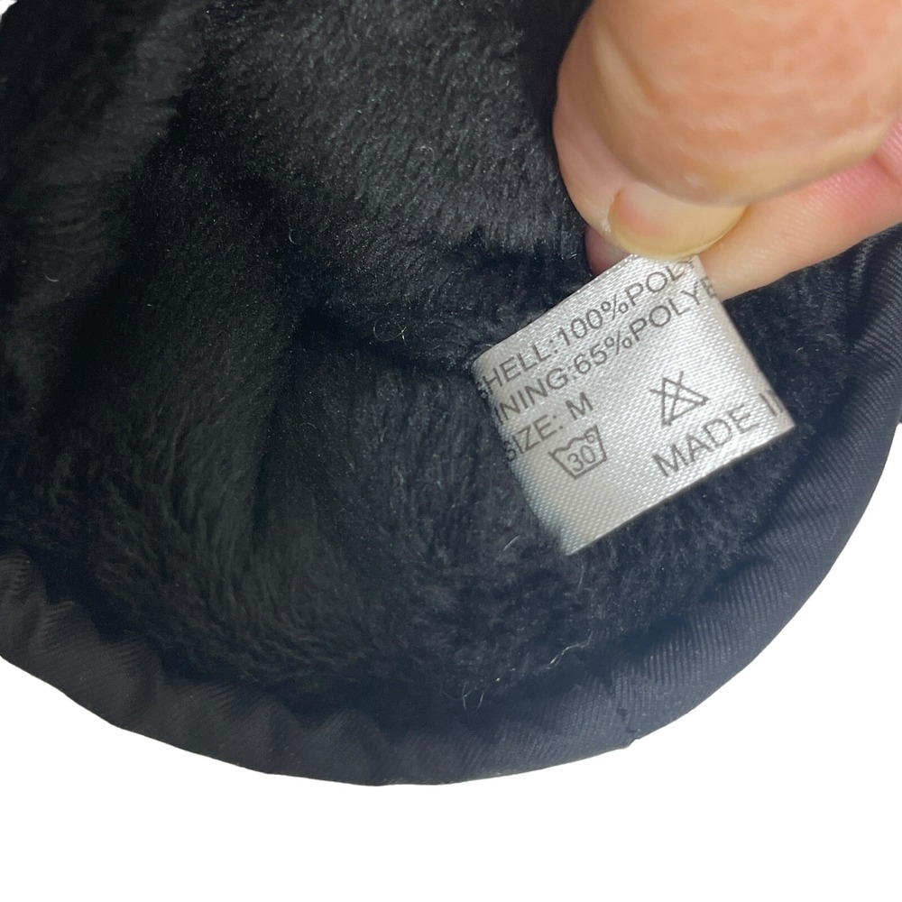 3M Thinsulate Ski/Snow Gloves Mens Sz M Warm Soft Winter Black faux fur Lined - Picture 7 of 8